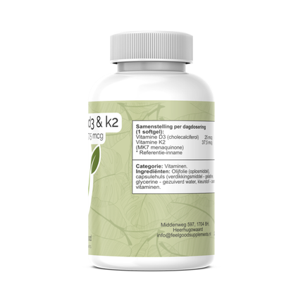 Vitamine D3 + K2