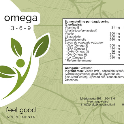 Omega 3-6-9 - 100 softgels