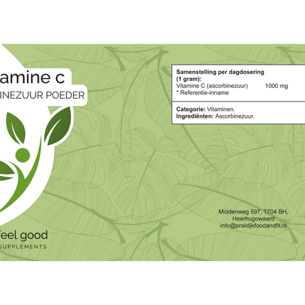 Vitamine C - 250 gram poeder
