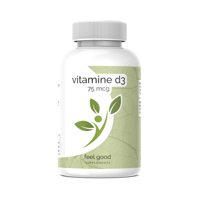 Vitamine D3 - 75 mcg - 100 Softgels